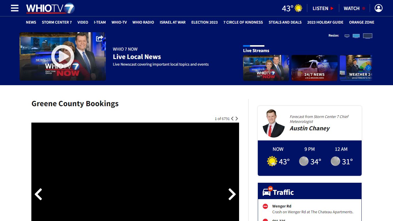 Greene County Inmates – WHIO TV 7 and WHIO Radio